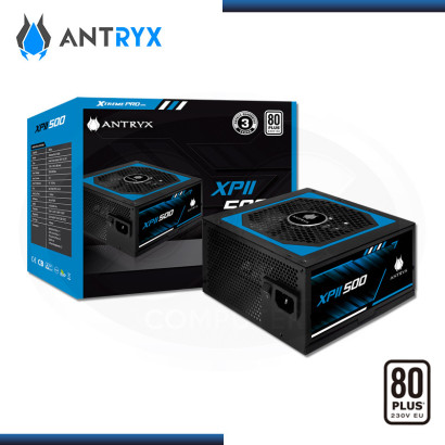 FUENTE ANTRYX XPII 500W 80 PLUS WHITE (PN:AP-XP500V2)