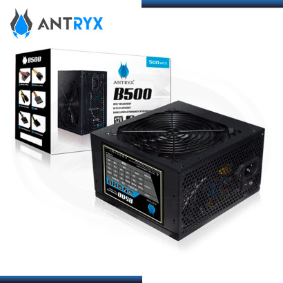 FUENTE ANTRYX B500 500W REALES V.2 ATX 2.3 BOX (PN:AP-B500RV2)