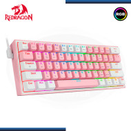 TECLADO REDRAGON FIZZ PRO K616-RGB-PW PINK WHITE WIRELESS MECANICO INGLES