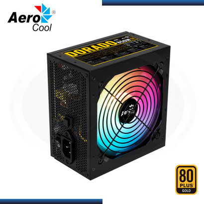 FUENTE AEROCOOL DORADO 850W RGB 80 PLUS GOLD (PN:4710562759761)