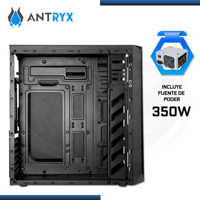 CASE ANTRYX ELEGANT 620 CON FUENTE 350W USB 3.0/USB 2.0 (PN:AC-E620-350CP)