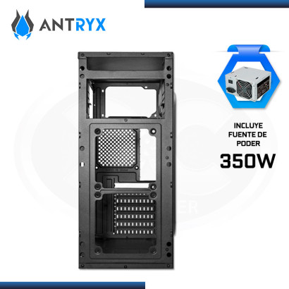 CASE ANTRYX ELEGANT 670 CON FUENTE 350W PANEL TRANSPARENTE USB 3.0/USB 2.0 (PN:AC-E670P-350CP)