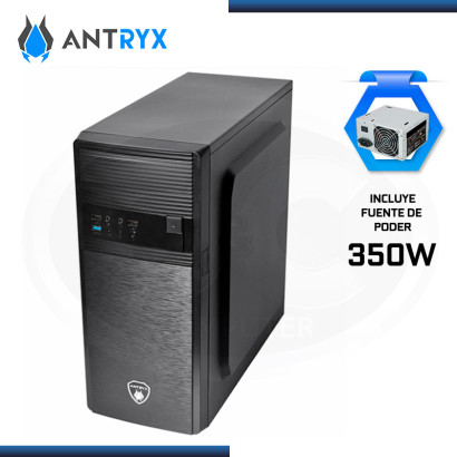 CASE ANTRYX ELEGANT PRO EP-240 CON FUENTE 350W ATX USB 3.0/USB 2.0 (PN:AC-EP240-N2)