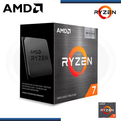 PROCESADOR AMD RYZEN 7 5800X3D 3.4GHZ 100MB 8CORE AM4 (PN:100-100000651WOF)
