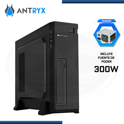 CASE ANTRYX XTREME SLIM XS-100 BLACK CON FUENTE 300W USB 3.0/USB 2.0