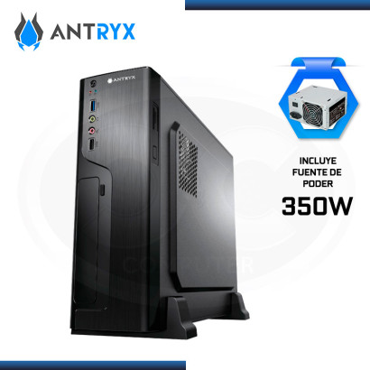 CASE ANTRYX XS-120 MICRO SLIM XTREME BLACK CON FUENTE 350W USB 3.0/USB 2.0