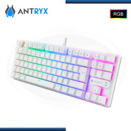 TECLADO ANTRYX MK830 WHITE TKL MECANICO SWITCH RED (PN:AMK-CS830WRE-SP)