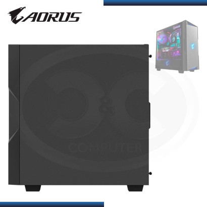 CASE AORUS C300 BLACK RGB SIN FUENTE VIDRIO TEMPLADO USB 3.1/USB 3.0 (PN:9BAC300G-00-10)