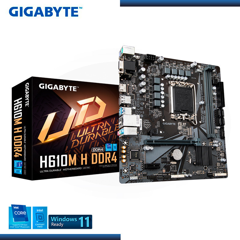 PLACA GIGABYTE H610M-H DDR4 LGA 1700