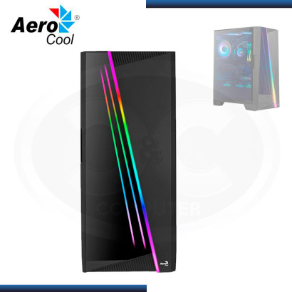 CASE AEROCOOL MIRAGE G v2 ARGB SIN FUENTE VIDRIO TEMPLADO USB 3.0/USB 2.0 (PN:4711099470402)