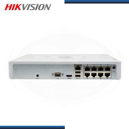 GRABADOR DS-7108NI HIKVISION IP NVR CANALES POE (PN:DS-7108NI-Q1/8P)