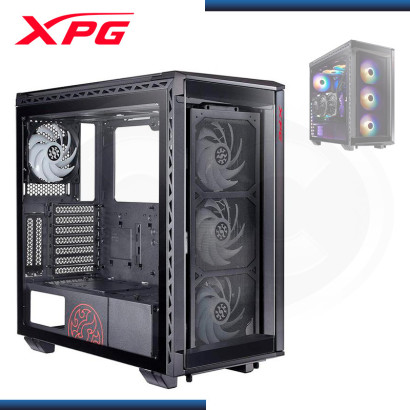 CASE XPG BATTLECRUISER BLACK SIN FUENTE VIDRIO TEMPLADO USB-C/USB 3.0 (PN:75260031)
