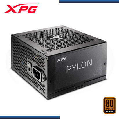 FUENTE XPG PYLON 650W 80 PLUS BRONZE BLACK (PN:75260131)