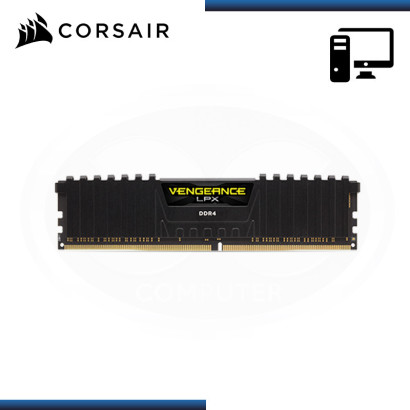 MEMORIA 8GB DDR4 CORSAIR VENGEANCE LPX BLACK BUS 3200MHz COMP.AMD (PN:CMK8GX4M1Z3200C16)