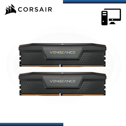MEMORIA 32GB (2x16GB) DDR5 CORSAIR VENGEANCE BLACK BUS 4800MHz (PN:CMK32GX5M2A4800C40)