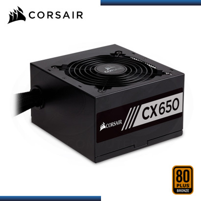 FUENTE CORSAIR CX650 80 PLUS BRONZE 650W (PN:CP-9020122-NA)