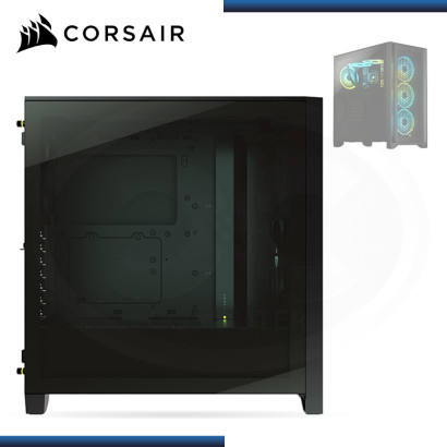 CASE CORSAIR 4000D AIRFLOW BLACK SIN FUENTE VIDRIO TEMPLADO USB 3.1/USB 3.0 (PN:CC-9011200-WW)