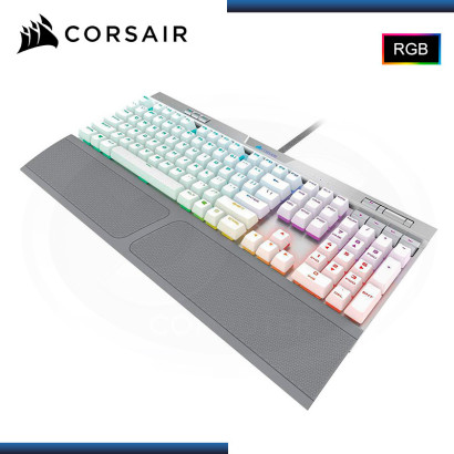 TECLADO CORSAIR K70 RGB MK.2 SE WHITE CHERRY MX SPEED MECÁNICO (PN:CH9109114-NA)