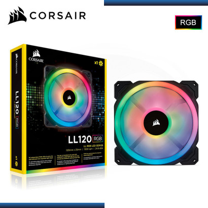 CORSAIR LL120 RGB LED 120MM COOLER PARA CASE (PN:CO-9050071-WW)