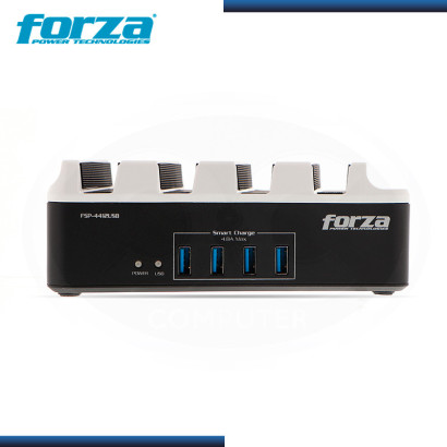 FORZA FSP-4412USB SUPRESOR DE PICO 4 TOMAS + 4 PUERTOS USB