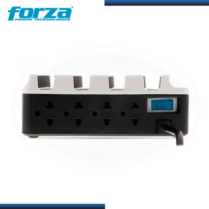 FORZA FSP-4412USB SUPRESOR DE PICO 4 TOMAS + 4 PUERTOS USB