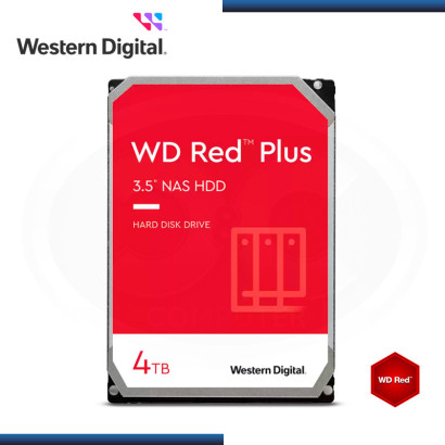DISCO DURO 4TB WD RED PLUS NAS SATA 6GB/S (PN:WWD40EFZX)
