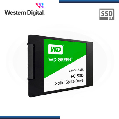SSD 120GB WD GREEN SATA3 2.5" (PN:WDS120G2G0A)