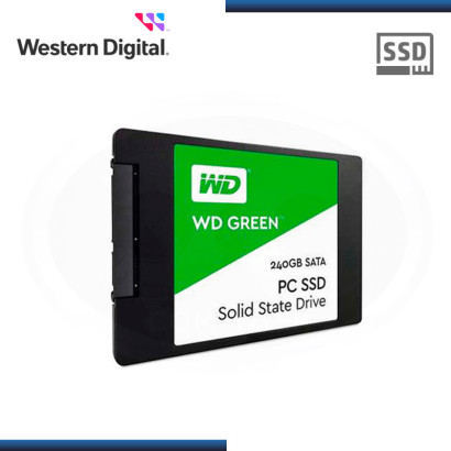 SSD 240GB WD GREEN GO SATA3  2.5" (PN:WDS240G2G0A)