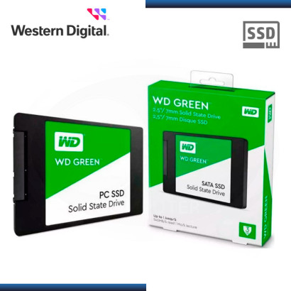 SSD 480GB WD GREEN SATA3 2.5" (PN:WDS480G2G0A-00JH30)