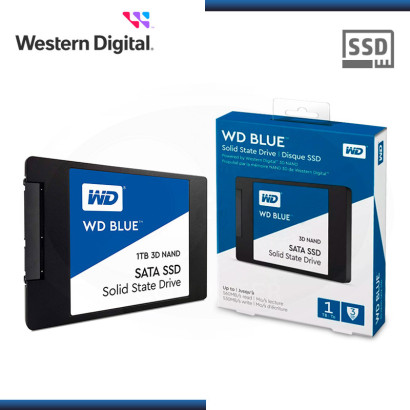 SSD 1TB 3D NAND WD BLUE SATA3 2.5" (PN:WDS100T2B0A)