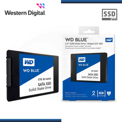 SSD 2TB WD BLUE SATA3 2.5" (PN:WDS200T2B0A)