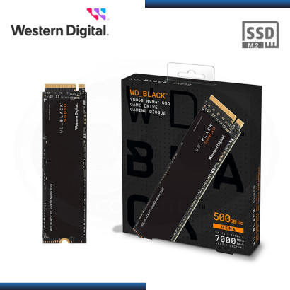 SSD 500GB WD BLACK SN850 NVMe M.2 2280 (PN:WDS500G1X0E-00AFY0)