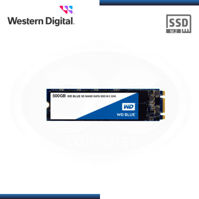 SSD 500GB 3D NAND GO WD BLUE M.2 2280 (PN:WDS500G2B0B)