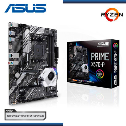 PLACA ASUS PRIME X570-P AMD RYZEN DDR4 AM4 PCIe 4.0 RGB (PN:90MB11N0-M0AAY0)