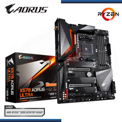 PLACA AORUS X570 ULTRA AMD RYZEN DDR4 AM4 PCIe 4.0 RGB 2.0