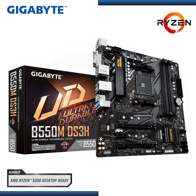 PLACA GIGABYTE B550M DS3H AMD RYZEN DDR4 AM4