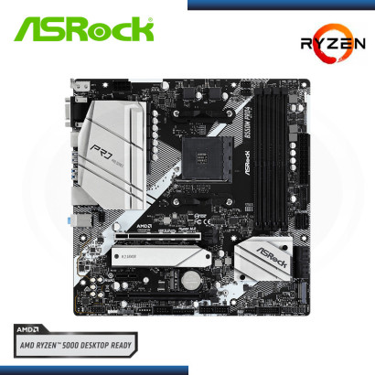 PLACA ASROCK B550M PRO4 AMD RYZEN DDR4 AM4 (PN:90-MXBDK0-A0UAYZ)