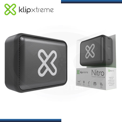 PARLANTE PORTATIL KLIP XTREME NITRO BLUETOOTH GRAY (PN:KBS-025GR)