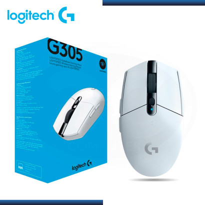 MOUSE LOGITECH G G305 LIGHTSPEED WIRELESS WHITE USB (PN:910-005289)