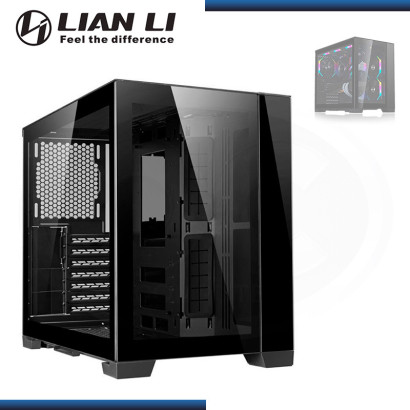 CASE LIAN LI DYNAMIC PC-011 MINI BLACK SIN FUENTE VIDRIO TEMPLADO USB 3.1/USB 3.0 (PN:011DMINI-X)