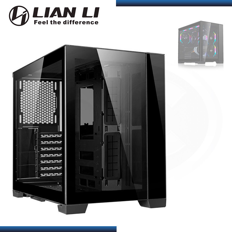CASE LIAN LI DYNAMIC PC-011 MINI BLACK SIN FUENTE VIDRIO TEMPLADO USB  3.1/USB 3.0 (