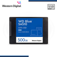 SSD 500GB WESTERN DIGITAL BLUE SA510 SATA 6GB/s  2.5" (PN:WDS500G3B0A)