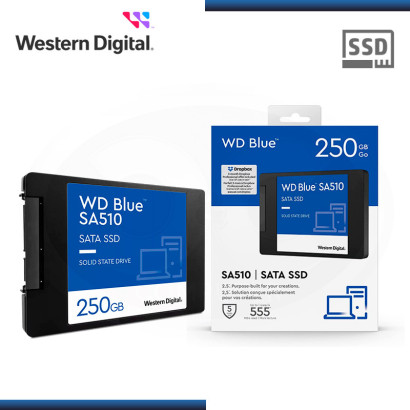 SSD 250GB WESTERN DIGITAL BLUE SA510 SATA 6GB/s  2.5" (PN:WDS250G3B0A)