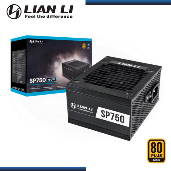 FUENTE LIAN LI SP750 SFX 750W BLACK 80 PLUS GOLD MODULAR