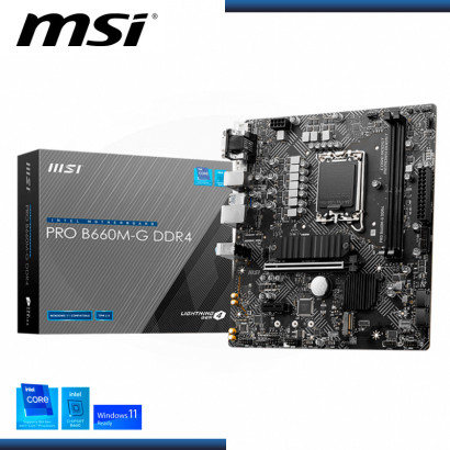 PLACA MSI PRO B660M-G DDR4 LGA 1700 (PN:911-7D45-005)