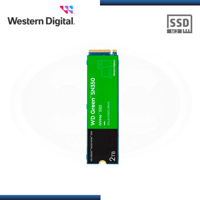 SSD 2TB WESTERN DIGITAL GREEN SN350 M.2 2280 NVMe (PN:WDS200T3G0C-00AZL0)