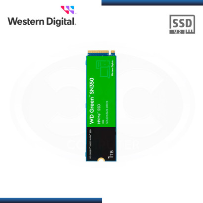 SSD 1TB WESTERN DIGITAL GREEN SN350 M.2 2280 NVMe (PN:WDS100T3G0C-00AZL0)