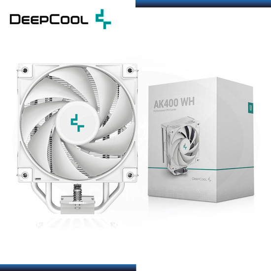 DEEPCOOL AK400 WHITE REFRIGERACION AIRE AMD/INTEL (PN:AK400-WHNNMN-G-1)