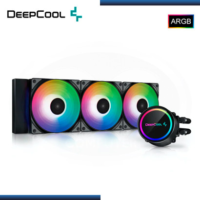 DEEPCOOL GAMMAXX L360 ARGB BLACK REFRIGERACION LIQUIDO AMD/INTEL (PN:DP-H12CF-GL360-ARGB)