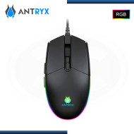 MOUSE ANTRYX M640 CHROME STORM RGB GAMING 4,200 DPI USB (PN:AGM-M640K)